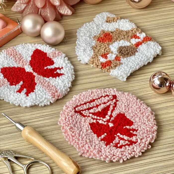 🎁 Подложки за чаши - Комплект за Пънч бродерия - Image 5