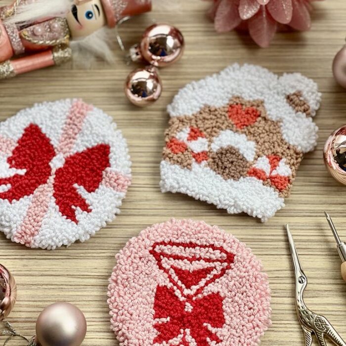 🎁 Подложки за чаши - Комплект за Пънч бродерия - Image 4