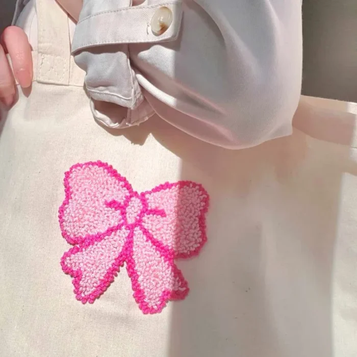 🎀 Комплект за Пънч бродерия на чанта - панделка - Image 4