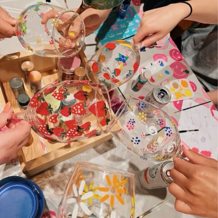 🍷Комплект за рисуване на чаша за вино 🖌️ - Image 5