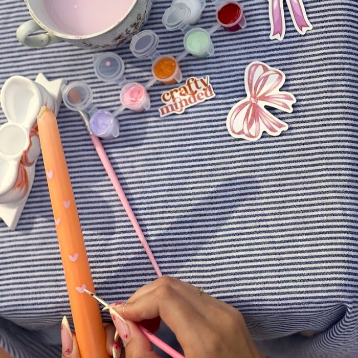 🎀 Girls night - Комплект за рисуване свещ и свещник🖌️ - Image 6