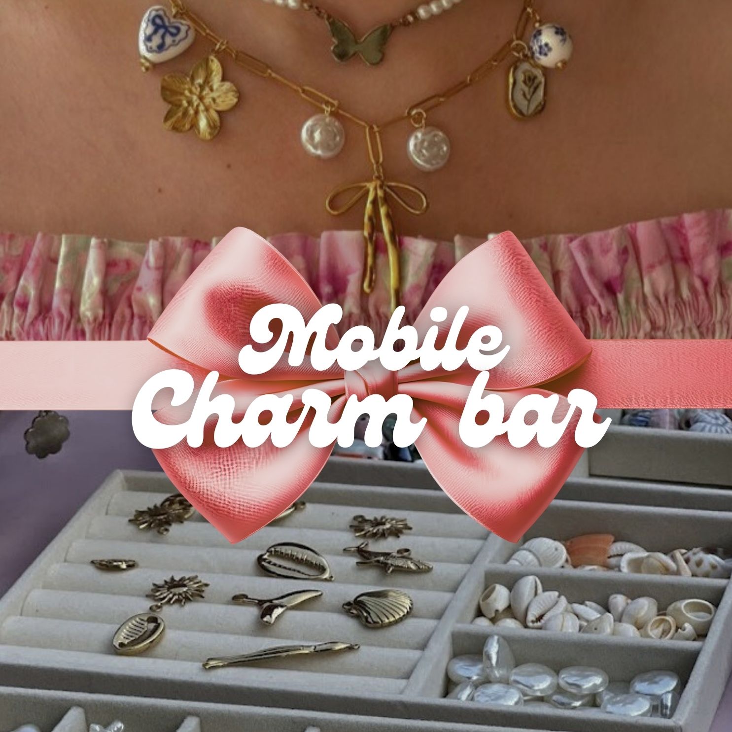 Instagram Post ✨ Мобилен Charm Necklace bar 🎀📿 - Image 1