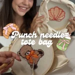 🧶Пънч бродерия на чанта - 26.04 🎀